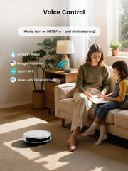 Lefant M210 Robot Vacuum Cleaner, 2200Pa Strong Suction, 7.8cm Thin 28cm Dia, Automatic Self-Charging Small Robotic Vacuums, 2.4G Wi-Fi/App/Alexa Control, Ideal for All Hard Floors
