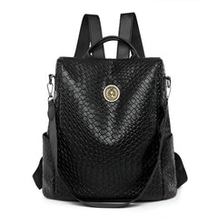 SYGA Women's New Woven Pattern Large Capacity Backpack