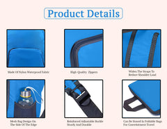 SYGA Outdoor Travel Foldable Backpack Waterproof Backpack With Mini Bag Stay-Clean Backpack for Camping, Hiking, Travelling, Outdoor Activities(Blue)