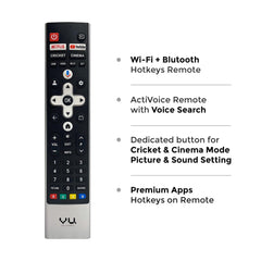 Vu 164cm (65 inches) Masterpiece Frame Series 4K QLED TV 65MASTERPIECE (Armani Gold)