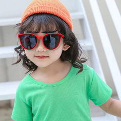 SYGA Kids Sunglasses, Modern Stylish Eyewears for Boy's and Girls, Suitable for Age 4 to 12 Years (Black)