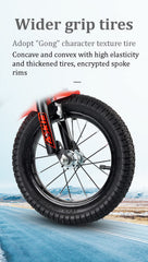 SYGA Bicycles for Kids 3-6 Years Children's Basket Bicycle Magnesium Alloy (AKL-Premium-RED, 14 INCH)