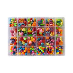 SYGA Beads for Kids Crafts Children's Jewelry Making Kit DIY Bracelets Necklace Hairband and Rings Craft Kits Birthday for 4, 5, 6, 7-Year-Old Little Girls-Multicolor (DIYBeadsSet-25)