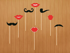 SYGA Set of 31 Christmas Party Photo Booth Props Christmas Party Decoration Craft Item
