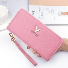MOMISY Women's Girls PU Leather Party Wedding Clutch | Zipper | Ladies Purse Wallet Girls (Pink)