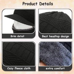 MOMISY Windproof Multi Functional Monkey Cap Winter Face Mask, Balaclavas, Neck Warmer, Cap and Bandana (Black)