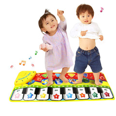 Syga Plastic Learn Singing Gym Carpet Touch Piano Keyboard Play Mat for Kids