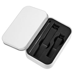 SYGA Nail Clipper Set - Black Stainless Steel Deluxe Fingernail and Toenail Clipper Cutter