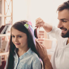 SYGA Children's Cute Cartoon Pony Unicorn Bow Hair Extensions For Girls three colors Hairpin Wig Headdress Colorful Wig(Multi-01)