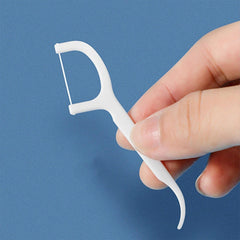 SYGA 3 in 1 Fresh Dental Floss Stick Tooth Cleaning Toothpicks Stick Set for Gums, Healthy, Fresh, Breath (Pack of 50pcs)