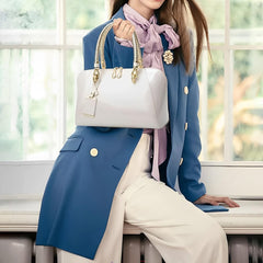 SYGA Gloosy versatile patent leather women's bags, texture and personality, portable Handbag, crossbody bag(BEIGE)