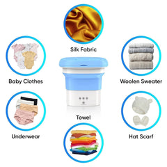 SeMi Automatic Folding 9L Small MiNi Washing Machine with Dryer DeEp Cleaning for Underwear Washing Machine SeMi Automatic A11