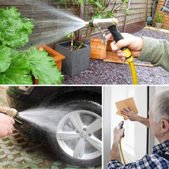 SYGA Metal Garden Spray,Metal Watering Nozzle,Leak -Proof Hand Sprayer Hose Gun for Washing Dogs, Pets and Car Wash