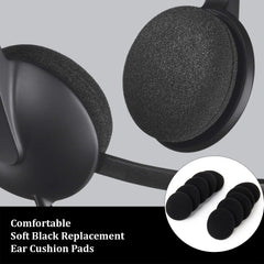 SYGA 5 Pairs Black Replacement Ear Cushion Pads for Sennheiser PX100 Koss