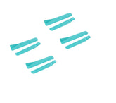 SYGA Pack of 4 Cake Scraper Smoother Cake Leveler Fondant Plastic Tool (Blue)