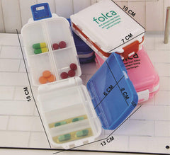 Syga New Portable 8 Cells Empty Storage Pill Box Case For Pills Medicine Drug Folding