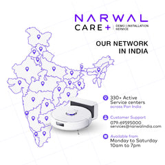 NARWAL Freo X Plus 2-in-1 Robotic Vacuum & Mopping, 7800Pa Suction, 7 Weeks Storage, Zero Tangle Brush, 5200mAh Battery, 3D Mapping, Google Home, Alexa, Siri & App Compatible, 254 Mins