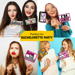 SYGA Set of 12 Bachelorette Party Photo Booth Props