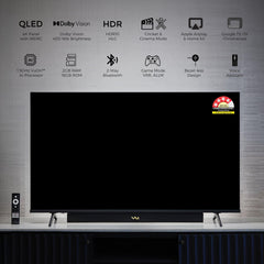 Vu 189cm (75 inches) Vibe Series 4K QLED Smart Google TV 75VIBE-DV