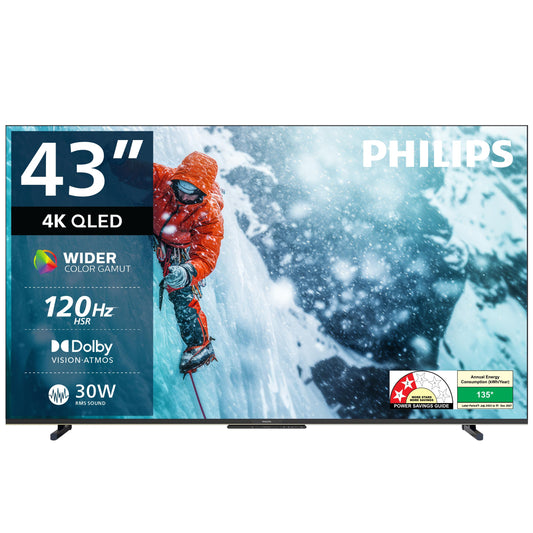 Philips 109 cm (43 inches) 8100 Series 4K Ultra HD Smart QLED Google TV 43PQT8100/94
