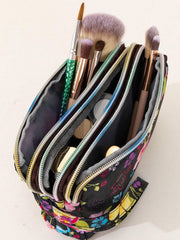 MOMISY Women's Girls Clutch | Zipper | Ladies Purse Wallet Girls (Azalea)