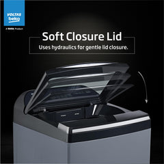 Voltas Beko, A Tata Product 10 Kg 5 Star Fully-Automatic Top Loading Washing Machine (WTL1006UEA/OBS1060, Grey, Double Waterfall Technology)
