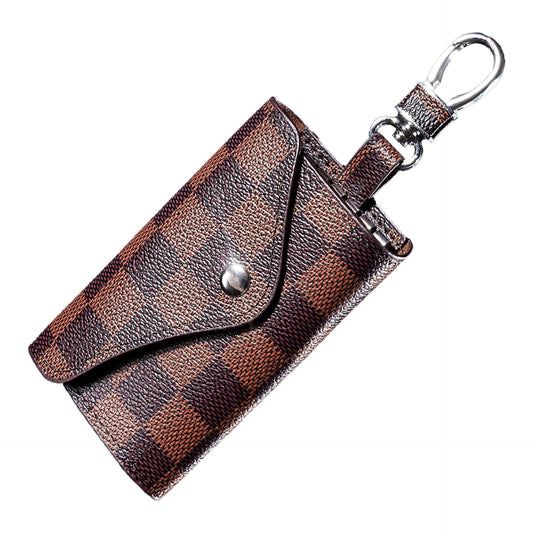 SYGA Car Key Bag Creative Style Car Zipper Fashion Protective Case for Men and Women(VCHEX-Brown-Style-1)