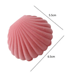 SYGA Sea Shell Shape Jewelry Box for Earring Ring Necklace Display Storage Organizer Gift(Blue)