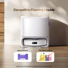 NARWAL Freo Z10 Robot Vacuum & Mop, 120-Day Dust Bin, Tangle-Free Brush, Self-Cleaning, Corner Mop, 15000Pa Suction, Smart Dirt Sensors, Works with Google, Alexa, Siri & App