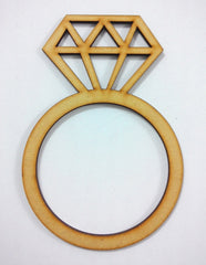 SYGA Ring Scrapbook Decorative Wood Craft Items