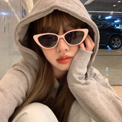 SYGA Women Cat-Eye Sunglasses For High-End Fashion Sunglasses For Men And Women Sun Protection (Pink)