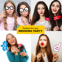 SYGA Party Props Set of 31 Funny Props Paper Craft Item