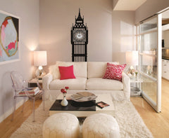 SYGA Classic Tower Wall Stickers Clock_14