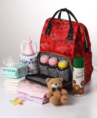 SYGA Multipurpose Large Capacity Mom's Backpack Diaper Bag(Red)