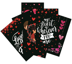 SYGA Set of 8 Exciting Lives Love Story Romantic Love Cards - Birthday, Anniversary Gift, Pre Wedding Photo Shoot, Post Wedding Photoshoot_Multi