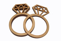 SYGA Ring Scrapbook Decorative Wood Craft Items