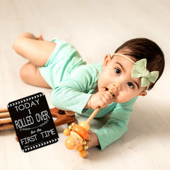 Syga Paper Baby Milestone Multicolour Cards for 0 to 1 Year Old Baby- Set of 27