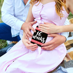 SYGA Set of 27 Pregnancy Milestone Cards - Pregnancy Reveal - Pregnancy Cards - Pregnancy Gift - Pregnancy Journal - New Mom Gift - Newborn Photo Prop