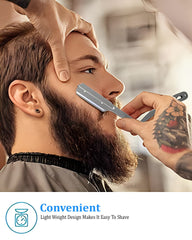 SYGA Barber Stainless Steel Straight Edge Barber Razor Folding Shaving Shaver for Men