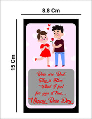 SYGA Set of 8 Story Love Romantic Valentine Cards - Valentine Week Gift for Your Loved one
