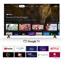 TCL 139 cm (55 inches) 4K Ultra HD Smart QLED Google TV 55T8C
