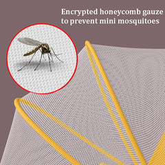 SYGA Foldable Baby Mosquito Net Protect Your Little One from Insects and Bugs Baby Bottomless Net for Baby Safe & Easy Use(Rabbit-Yellow)