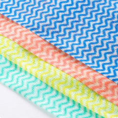 SYGA 80 Pcs Multipurpose Non-woven Fabric Nonstick Wiping Rags House Cleaning Cloth Kitchen Dish Cloth (Random Color)