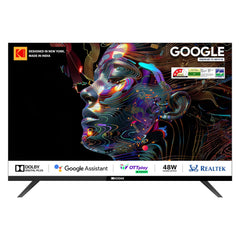 Kodak 80 cm (32 inches) Matrix Series QLED Android Google TV 32MT5077 HD Ready (Black)