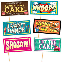 SYGA Set of 27 Birthday Party Props, Pre Wedding Party Props, Wedding Party Props, Baby Shower Party Props, Suitable Props for All Party Theme Photo Booth Props