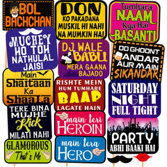 SYGA Set of 16 Wedding Ceremony Party Props,Pre Wedding Party Props, Suitable Props for Wedding Theme Party Photo Booth Props