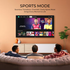 VW 108 cm (43 inches) Nano Sync Series 4K Ultra HD Smart JioTele OS QLED TV VW43JQ1 (Black)