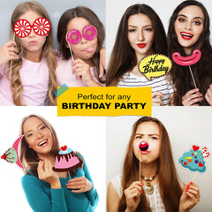 SYGA Birthday Party Theme Party Supplies Props, Multi Colour (Set of 29)