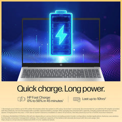 HP 15 Laptop, AMD Ryzen 7 7730U (16GB DDR4,512GB SSD) Anti-Glare, Micro-Edge,15.6''/39.6cm, FHD, Win11, M365 Basic(1yr),Office Home24,Silver,1.59kg,FHD Camera w/Privacy Shutter, Backlit KB, fc0390AU