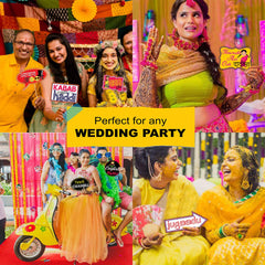 SYGA Set of 16 Funny Wedding Party Photo Booth Props